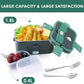 1.5L Electric Heating Lunch Box Portable Car Office Food Warmer Container